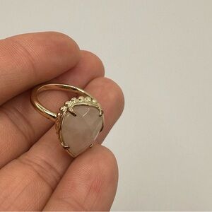 VINTAGE Kendra Scott Daisy Ring in Rose Quartz